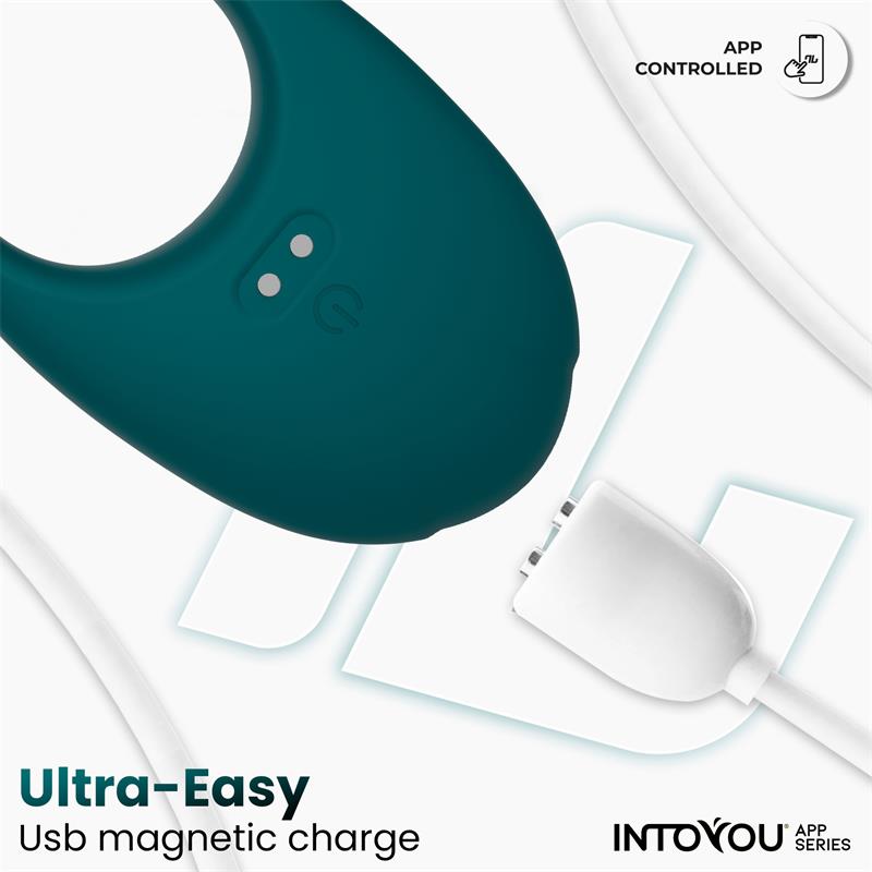 Intoyou anillo vibrador "Ringo" verde (con app)