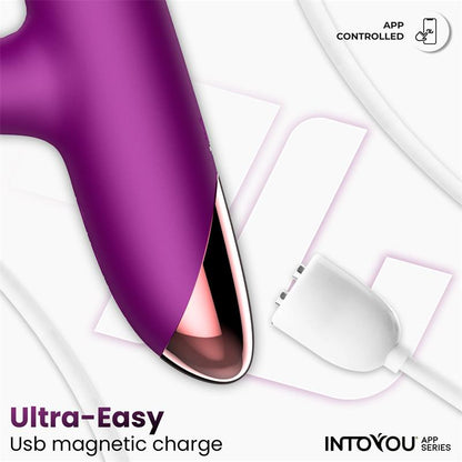 Intoyou vibrador con anillo de bolas internas y pulsación "Sendel" (con app)