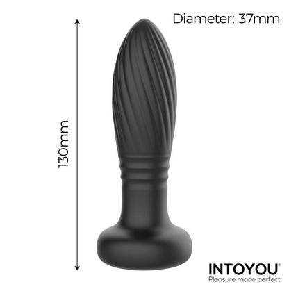 Intoyou plug anal con thrusting, vibración y luces led "Tainy"