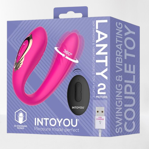 Intoyou vibrador para parejas con rotación "Lanty"