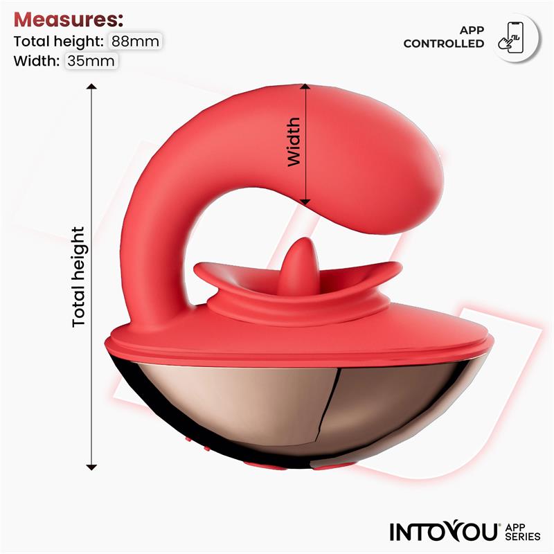 Intoyou vibrador con licking "Rondy" (con app)