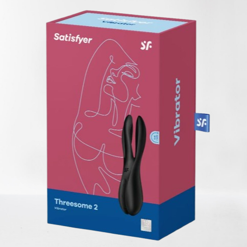 Satisfyer vibrador "Threesome 2" negro