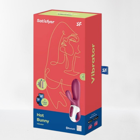 Satisfyer vibrador con efecto calor "Hot Bunny" (con app)