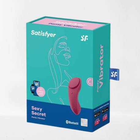 Satisfyer vibrador de  braguita "Sexy Secret" rojo (con app)