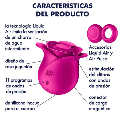 Satisfyer succionador de clítoris con vibración "Pro 2 Modern Blossom"