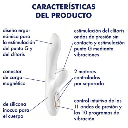 Satisfyer succionador de clítoris con vibración "Pro+ G-Spot"