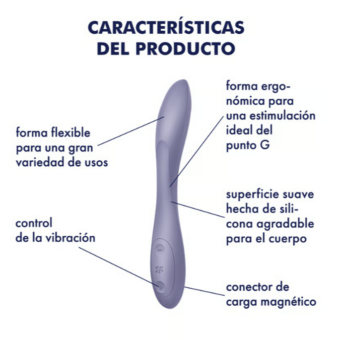 Satisfyer vibrador "G-Spot Flex 2" violeta