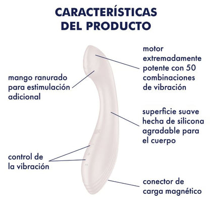 Satisfyer vibrador "G-Force" beige