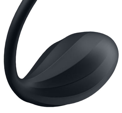 Satisfyer vibrador de braguita "Ribbed Petal" negro (con app)