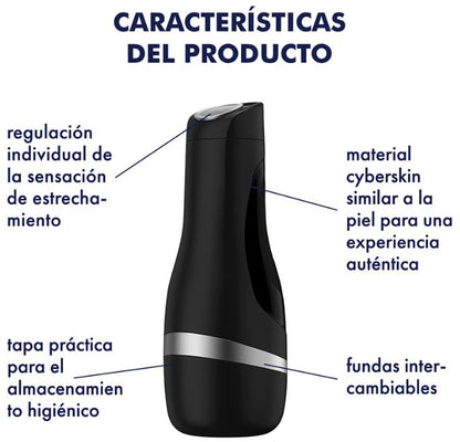 Satisfyer masturbador "Men Classic" plata
