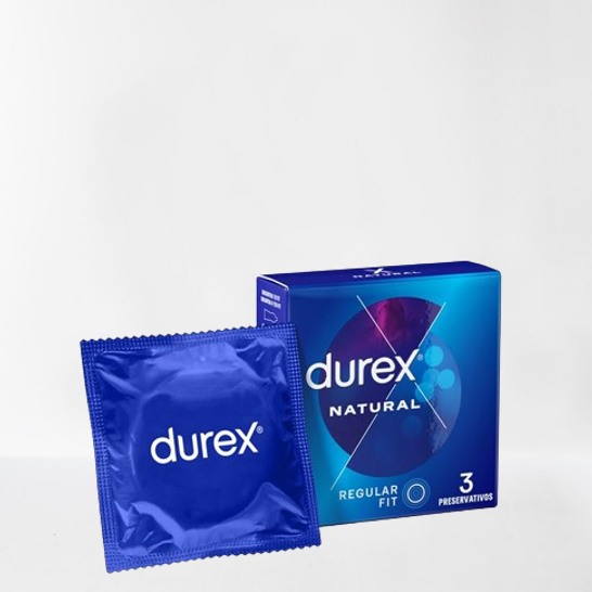 Durex preservativos "Natural" regular (3u)