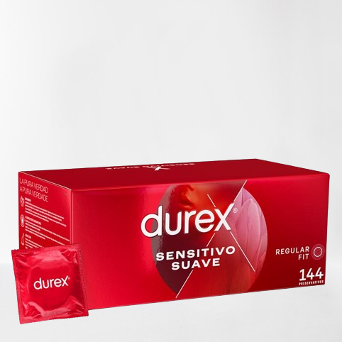Durex preservativos "Sensitivo Suave" regular (144u)