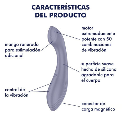 Satisfyer vibrador "G-Force" violeta