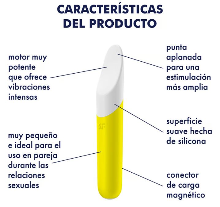 Satisfyer vibrador "Ultra Power Bullet 7" amarillo