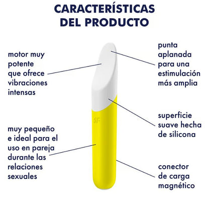 Satisfyer vibrador "Ultra Power Bullet 7" amarillo