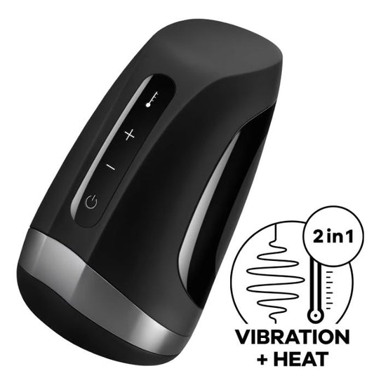 Satisfyer masturbador con efecto calor "Men Heat Vibration"