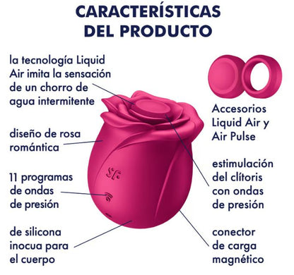 Satisfyer succionador de clítoris con vibración "Pro 2 Classic Blossom"