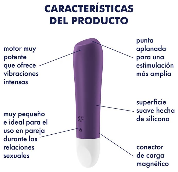 Satisfyer vibrador "Ultra Power Bullet 2" violeta