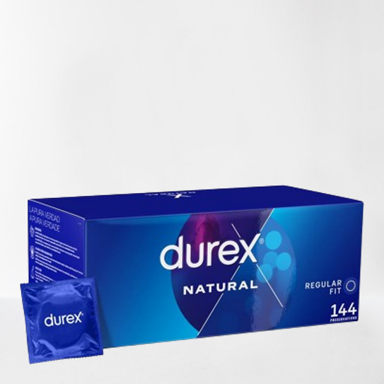 Durex preservativos "Natural" regular (144u)