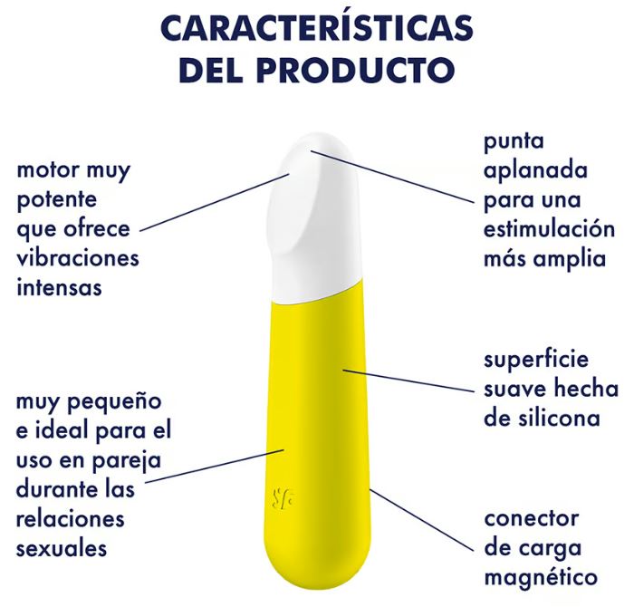 Satisfyer vibrador "Ultra Power Bullet 4" amarillo