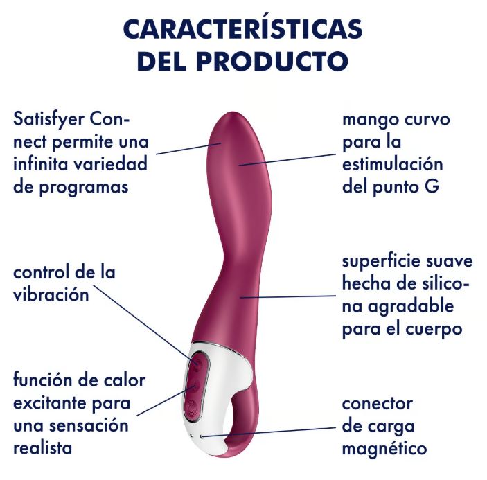Satisfyer vibrador con efecto calor "Heated Thrill" (con app)
