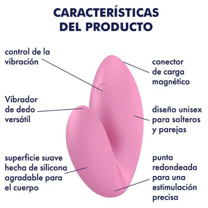 Satisfyer vibrador de dedo "Love Riot" rosa
