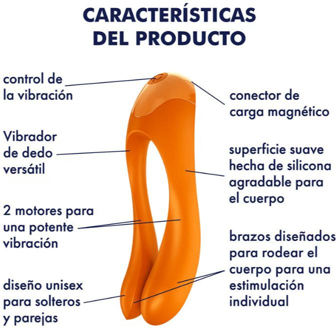 Satisfyer vibrador "Candy Cane" naranja