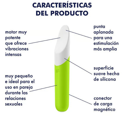 Satisfyer vibrador "Ultra Power Bullet 7" verde