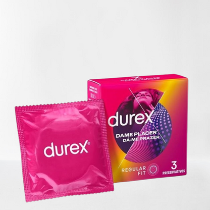 Durex preservativos "Dame placer" regular (3u)