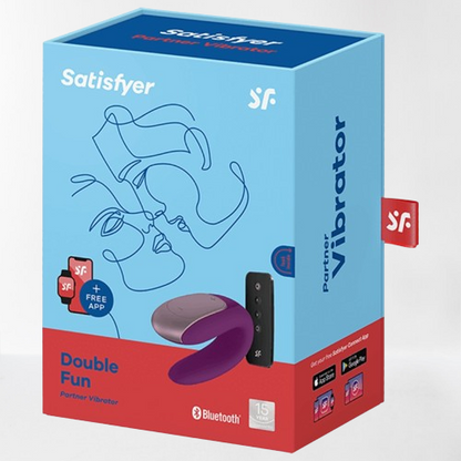 Satisfyer vibrador "Double - Fun" lila (con app)
