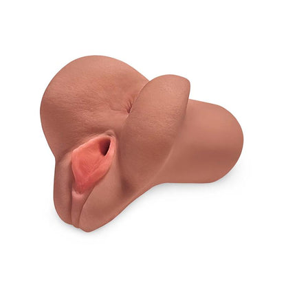 Pipedream Extreme Plus masturbador realista vagina y ano "Perfect pussy - Glory light caramelo"