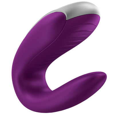 Satisfyer vibrador "Double - Fun" lila (con app)