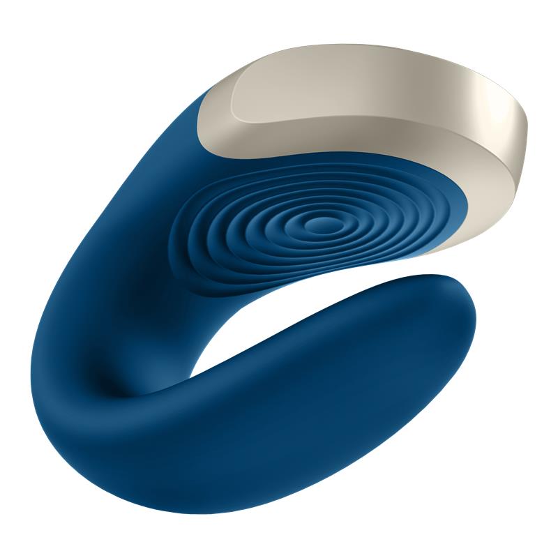 Satisfyer vibrador "Double -  Love" edición luxury azul (con app)
