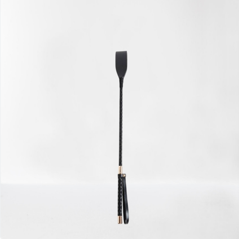 LateToBed "BDSM Line" fusta de metal dorado 45 cm