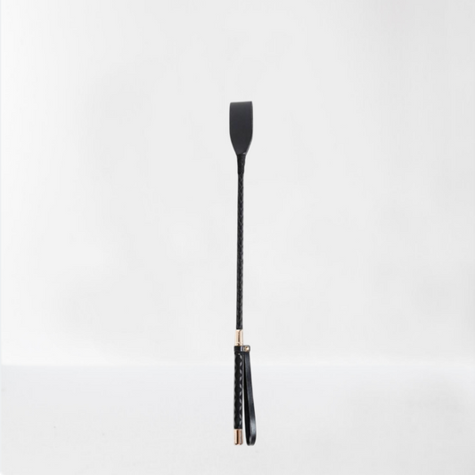 LateToBed "BDSM Line" fusta de metal dorado 45 cm