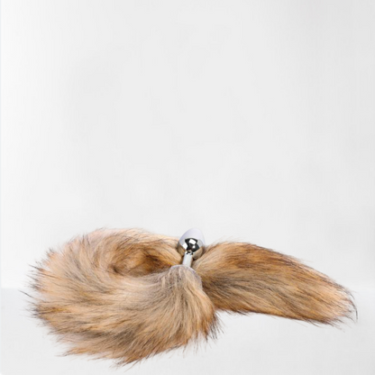 LateToBed "BDSM Line" plug anal con cola marrón 40 cm