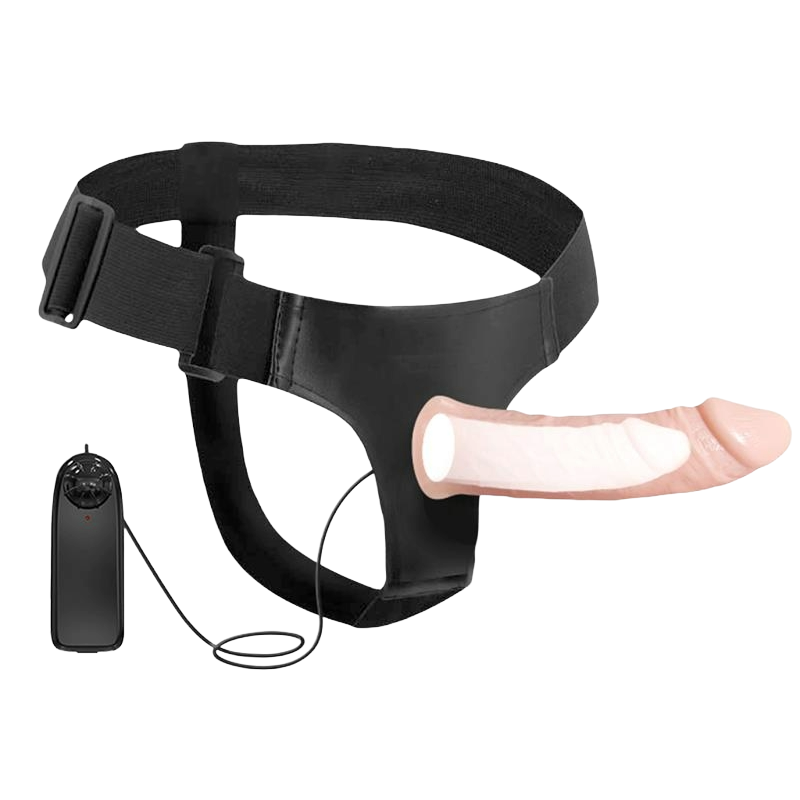 Harness Collection Latetobed arnés con dildo hueco vibrador desmontable "Bemax"