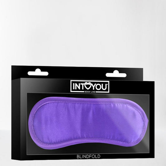 Intoyou "Fetish Line" antifaz de satén púrpura