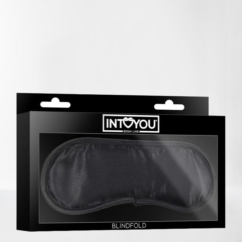 Intoyou "Fetish Line" antifaz de satén negro