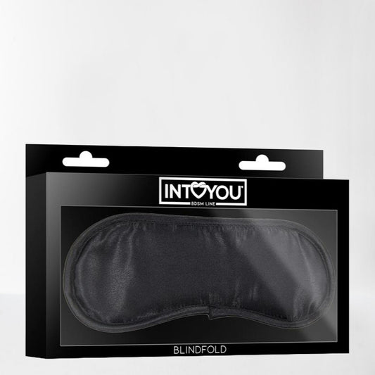 Intoyou "Fetish Line" antifaz de satén negro