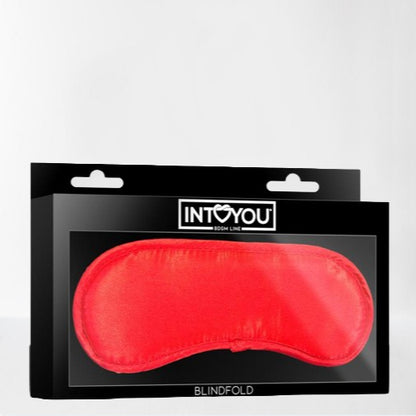 Intoyou "Fetish Line" antifaz de satén rojo