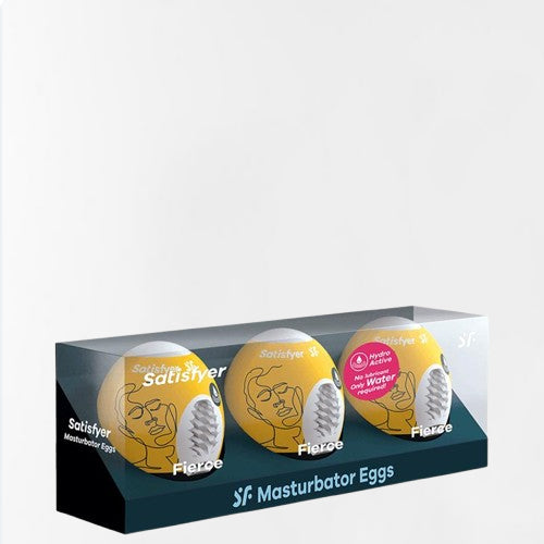 Satisfyer huevos masturbadores "Fierce" pack de 3