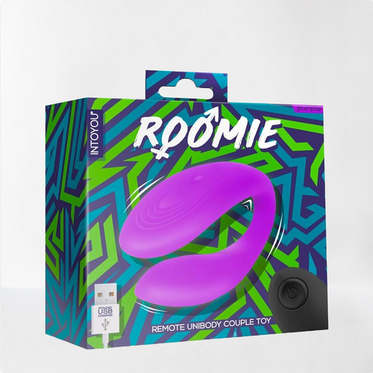 Intoyou vibrador para parejas silicona líquida "Roomie" lila