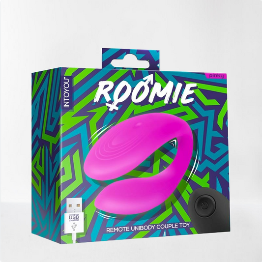 Intoyou vibrador para parejas silicona líquida "Roomie" rosa