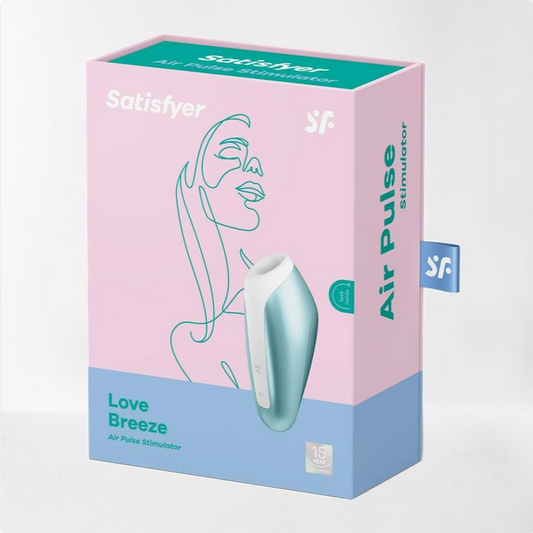 Satisfyer succionador con vibración "Love Breeze" azul