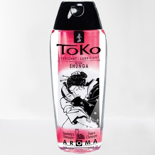 Shunga Toko lubricante base agua "cava de fresa"