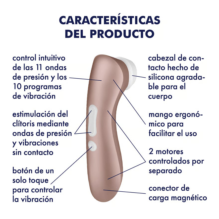 Satisfyer succionador de clítoris con vibración "Pro 2+"