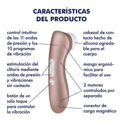 Satisfyer succionador de clítoris con vibración "Pro 2+"