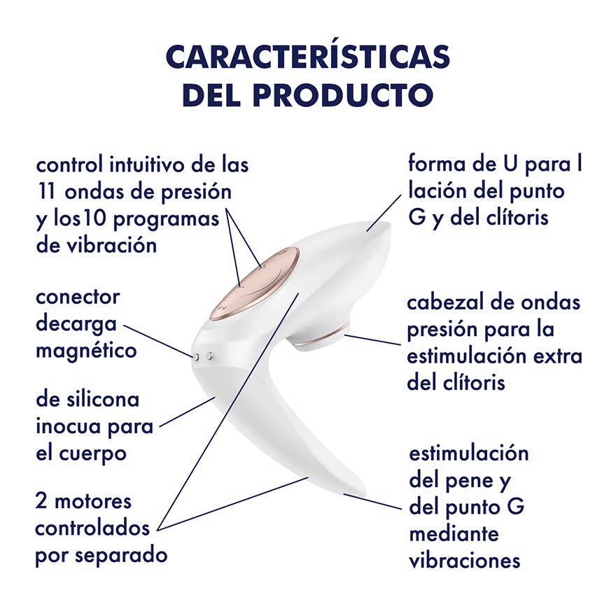 Satisfyer succionador de clítoris para parejas "Pro 4 Couples"