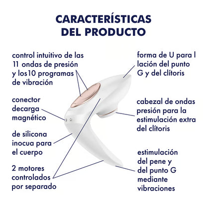 Satisfyer succionador de clítoris para parejas "Pro 4 Couples"